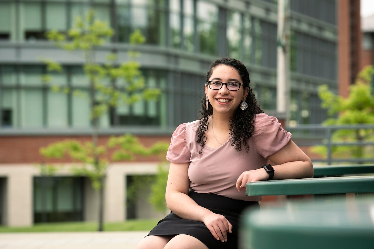girl sitting outside