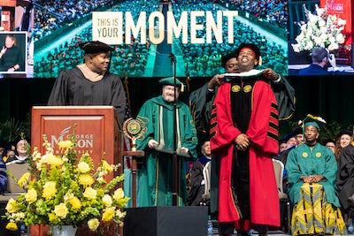 Greg Fowler receives honorary doctor of humane letters