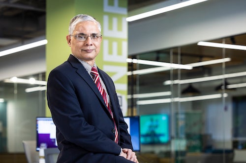 Dean Singh in the pilot space at Mason Square