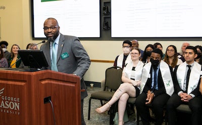 David and EIP students at BOV meeting