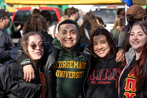 Tailgating at Mason Homecoming 2023