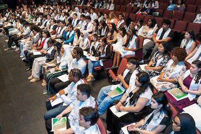 students sit in the audience at EIP celebration