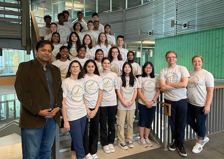 group shot of students in Immersion Program