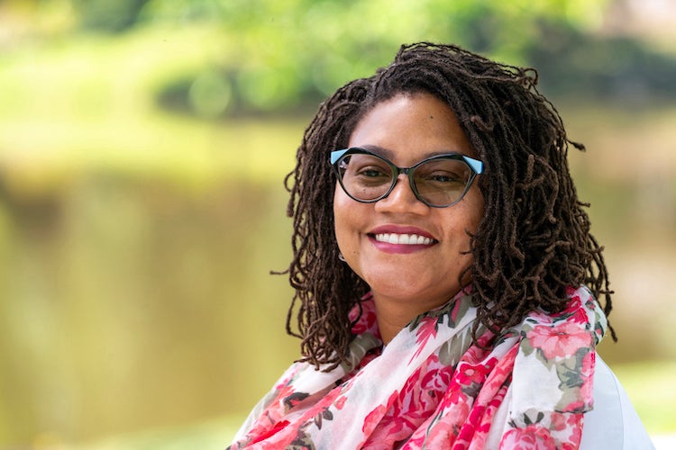 Mason alum and current doctoral student Arion Lillard-Green