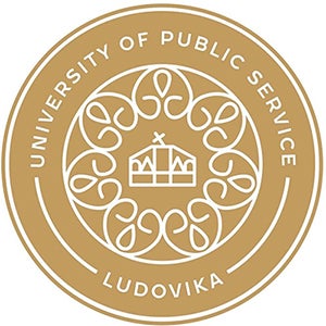 The image is a gold circle with white writing.