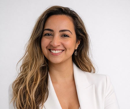 Headshot of smiling Engy Said in professional attire