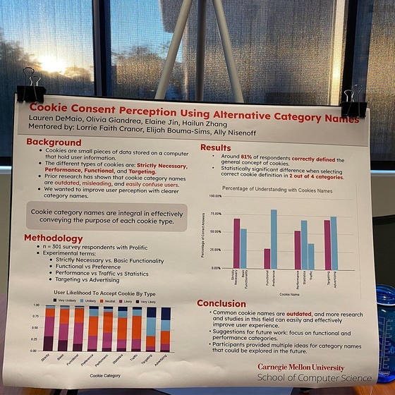 Research project about cookie data collection from BTT Mason students