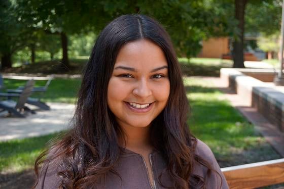 Aliza Rubiera on campus