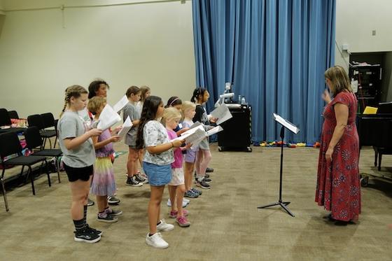 MCAA Children's Choir session. Photo by Matthew Geske.