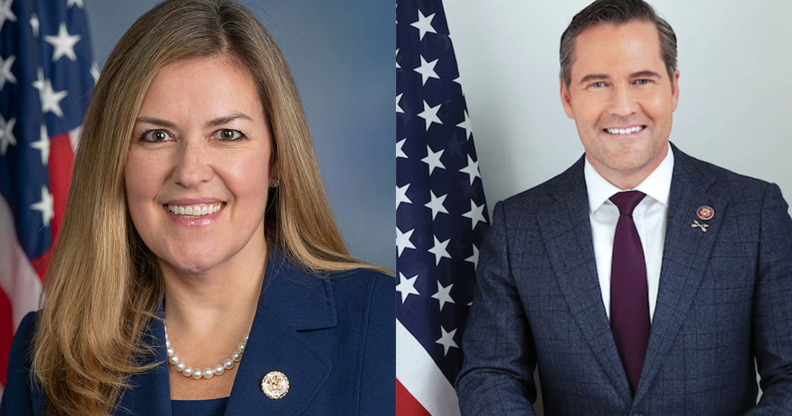 Jennifer Wexton and Mike Waltz official photos