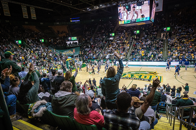 EagleBank Arena during Homecoming 2024