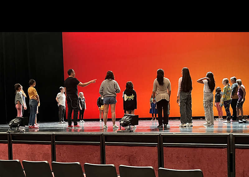 Friday, October 4 at 1 p.m.  Ballet Hispánico artistic director Eduardo Vilaro and company members taught a Baila Conmigo dance workshop to members of the public following the free school time matinee performance.