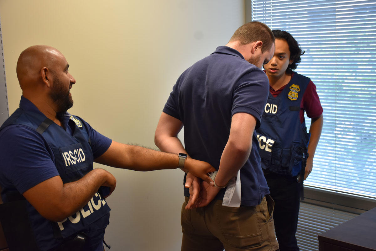 IRS Academy Mock Arrest