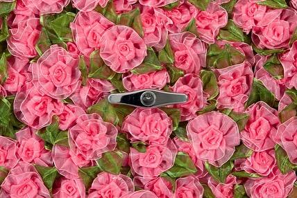 Door Number Four, 2008, by Andy Yoder, Mixed media (Styrofoam, Plexiglas, artificial flowers)