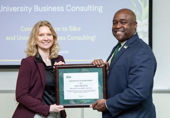 Silke Vrouletis and Pres Washington