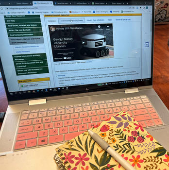 Learning to navigate the GMU library databases&nbsp;